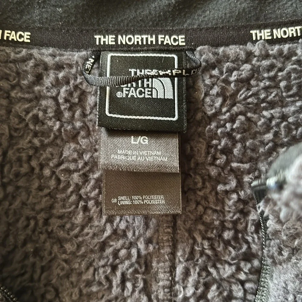 The‎ North Face Black Fleece Men's Zip Up Jacket Size Large